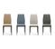 Lot De 4 Chaises En Tissu Beu Jean - Malo