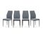 Lot De 4 Chaises En Tissu Beu Jean - Malo