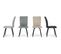 Lot De 4 Chaises En Tissu Beige - Lonni