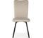 Lot De 4 Chaises En Tissu Beige - Lonni