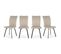 Lot De 4 Chaises En Tissu Beige - Lonni