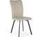 Lot De 4 Chaises En Tissu Beige - Lonni