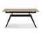 Table à Manger Rectangulaire Extensible En Céramique Effet Bois 160/220 Cm - Lally