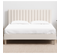 Ensemble Lit Adulte 140x190 En Velours Beige Eliot + Matelas Latex