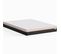 Ensemble Lit 180x200 En Velours Beige + Matelas Mousse Accueil Mémoire De Forme, Double Confort