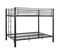 Lit superposé 4 places 2+2 COLOSSE noir 140x190 cm  sommier inclus