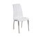 Lot De 6 Chaises Emma Simili Cuir Blanc