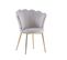 Lot De 2 Chaises Nymphea Gold Assise Velours Gris