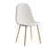 Lot De 4 Chaises En Doudou Bouclé Pieds Gold - Scandinave