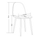 Lot De 4 Chaises En Velours Beige Pieds Chromés - Scandinave