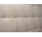 Lit 90x190cm Avec Tête De Lit Capitonnee Tissu Et Sommier Tapissier Beige Brun