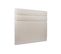 Lit 200x200cm Avec Tête De Lit Lignes Bouclette Et Sommier Kit Beige