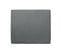 Tete De Lit Tapissee Tissu Gris Anthracite L 180 Cm - Ep 10 Cm Rembourre