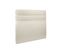 Tete De Lit Lignes Tissu Beige Clair L 200 Cm - Ep 10 Cm Rembourre