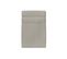 Tete De Lit Lignes Velours Taupe L 90 Cm - Ep 10 Cm Rembourre