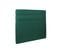 Tete De Lit Lignes Velours Vert L 200 Cm - Ep 10 Cm Rembourre