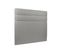 Tete De Lit Lignes Bouclette Gris L 180 Cm - Ep 10 Cm Rembourre