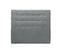 Tete De Lit Capitonnee Tissu Gris Anthracite L 200 Cm - Ep 10 Cm Rembourre