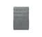 Tete De Lit Capitonnee Tissu Gris Anthracite L 90 Cm - Ep 10 Cm Rembourre