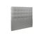 Tete De Lit Capitonnee Bouclette Gris L 150 Cm - Ep 10 Cm Rembourre