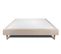 Sommier Tapissier Tissu Beige Brun 160x200 H29cm