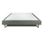 Sommier Tapissier Tissu Vert 140x190 H29cm