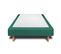 Sommier Tapissier Velours Vert 90x200 H29cm