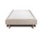 Sommier Tapissier Tissu Beige Brun 90x200 H35cm