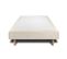 Sommier Tapissier Tissu Beige Clair 90x200 H35cm