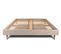 Sommier Kit Tissu Beige Brun 160x200 H29cm