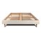 Sommier Kit Tissu Beige Clair 140x190 H29cm