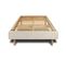 Sommier Kit Tissu Beige Clair 90x200 H29cm