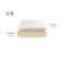 Ensemble Matelas Mousse 180x200 Le Cajoleur - Avec Sommier Kit Gris Et Pieds - Dehoussable