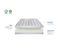 Matelas Mousse 90x200 L'admirateur - Ep.25cm- Accueil Mémoire De Forme - Dehoussable