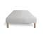 Ensemble Matelas Memoire De Forme 90x200 Memo Ep:20cm - Sommier Blanc