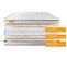 Matelas Ressorts Ensaches Et Memoire De Forme 90x200 Memo Spring - Ep: 22cm - Confort Ferme