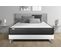 Ensemble Matelas Mousse Polyurethane à Memoire De Forme 90x200 Vitalpower Ep:20cm - Sommier Blanc