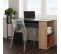 Yale Desk Black And Natural Oak