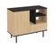 Lord Sideboard 1 Door Light Oak And Black