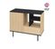 Lord Sideboard 1 Door Light Oak And Black