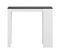 Aravis Table Bar White And Black