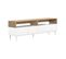 Horizon TV Stand White And Natural Oak