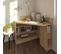 Wall Corner Desk Natural Oak