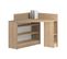 Wall Corner Desk Natural Oak