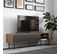 Ampere TV Stand Walnut And Grey