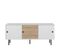 Zip Sideboard White And Natural Oak