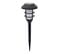 2 Torches Effet Flamme Cambridge Noir Plastique H43cm