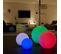 Lot De 2 Boules Lumineuses Sans Fil LED Bobby Blanc Polyéthylène D30cm