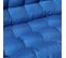 Set 2 Coussins Palette D'extérieur Riou Bleu Polyester 120 X 80 X 15 Cm