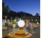 Lampe De Table Touch Effet Beton Orange LED Terra Terre Cuite Orange Terre Cuite H 25 Cm